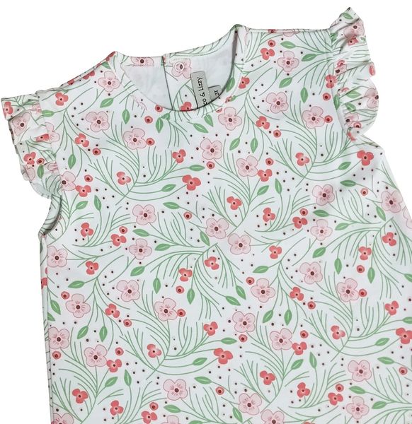 Cherry Blossoms Girl's Short Set