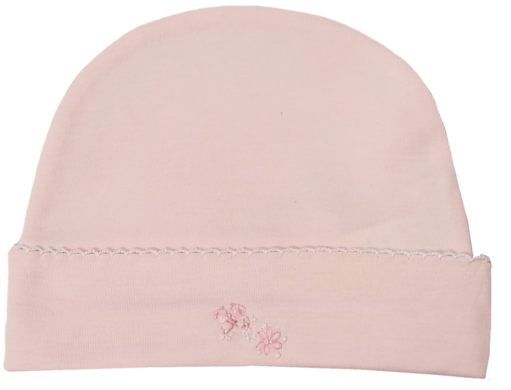 Baby Girl's Pink Flower Hat
