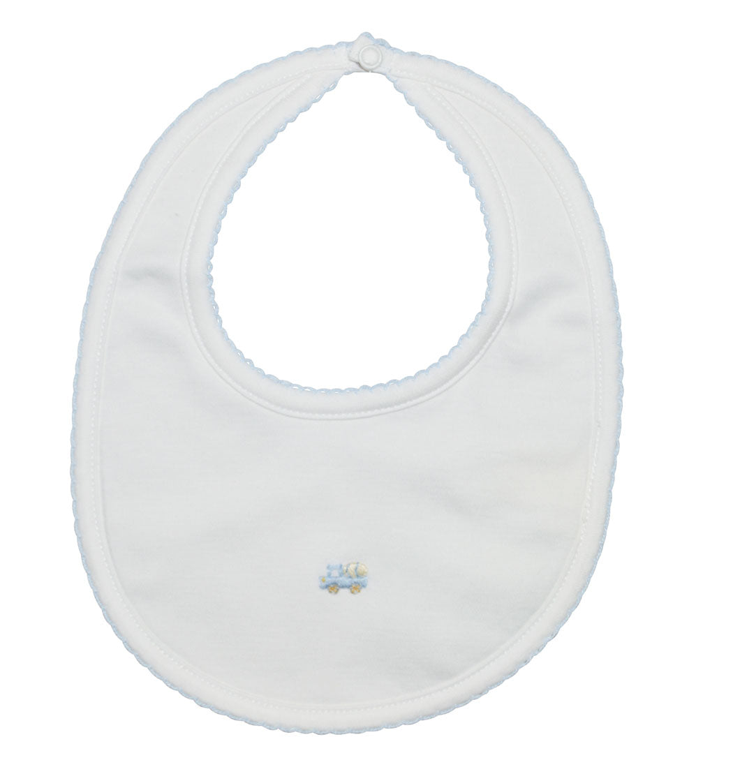 Baby's Blue Truck Bib - Little Threads Inc. Children's Clothing