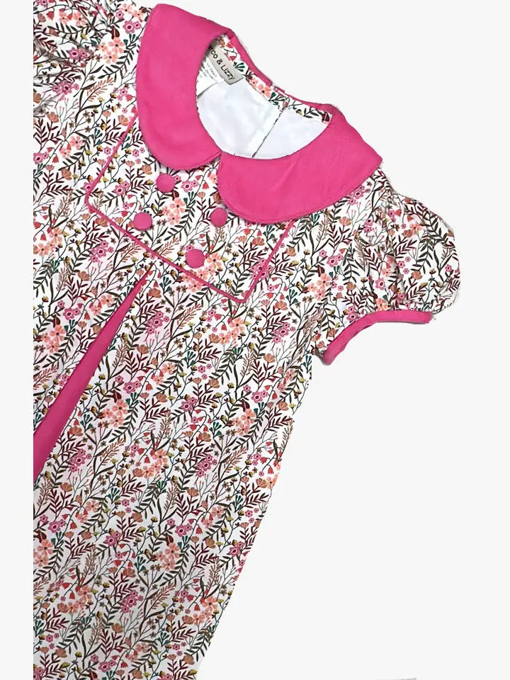 Girl's "Amy & Lucas" A-Line Dress - Little Threads Inc. Children's Clothing