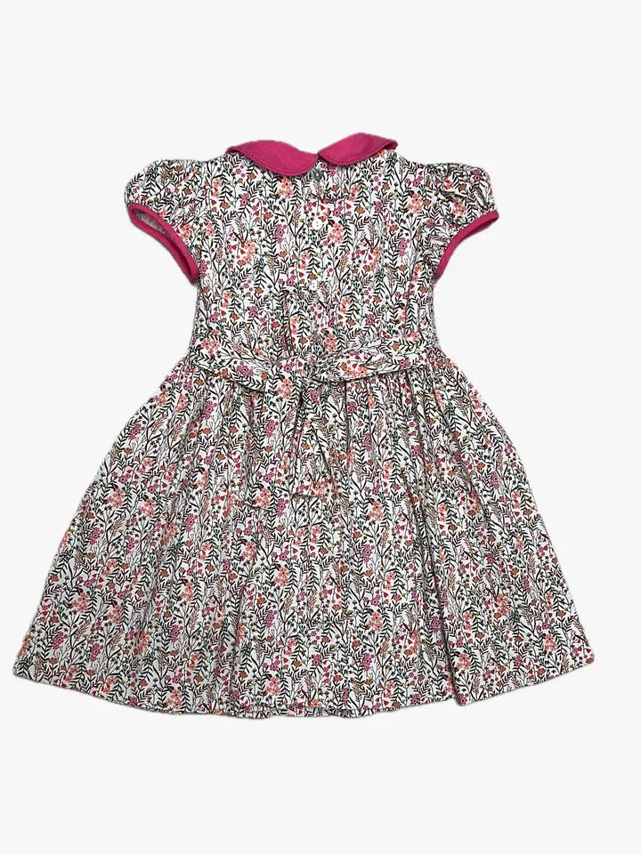 Girl's "Amy & Lucas" Hand Smocked Classic Dress - Little Threads Inc. Children's Clothing