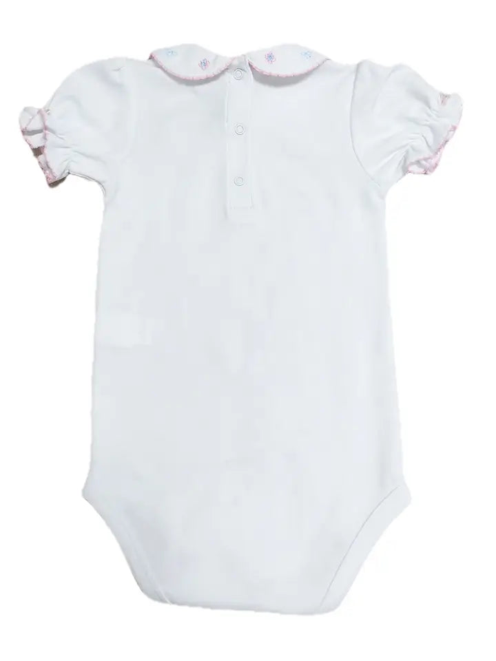 Blue Spring Flowers Baby Girl's Diaper Set - Little Threads Inc. Children's Clothing