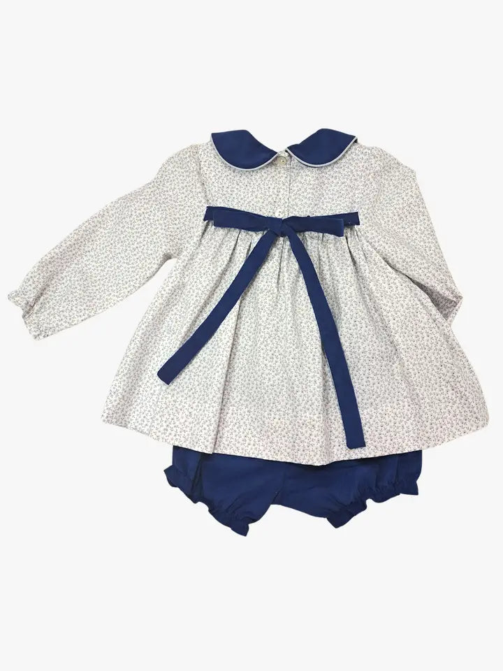Hand smocked baby bloomer set Christina Collection - Little Threads Inc. Children's Clothing