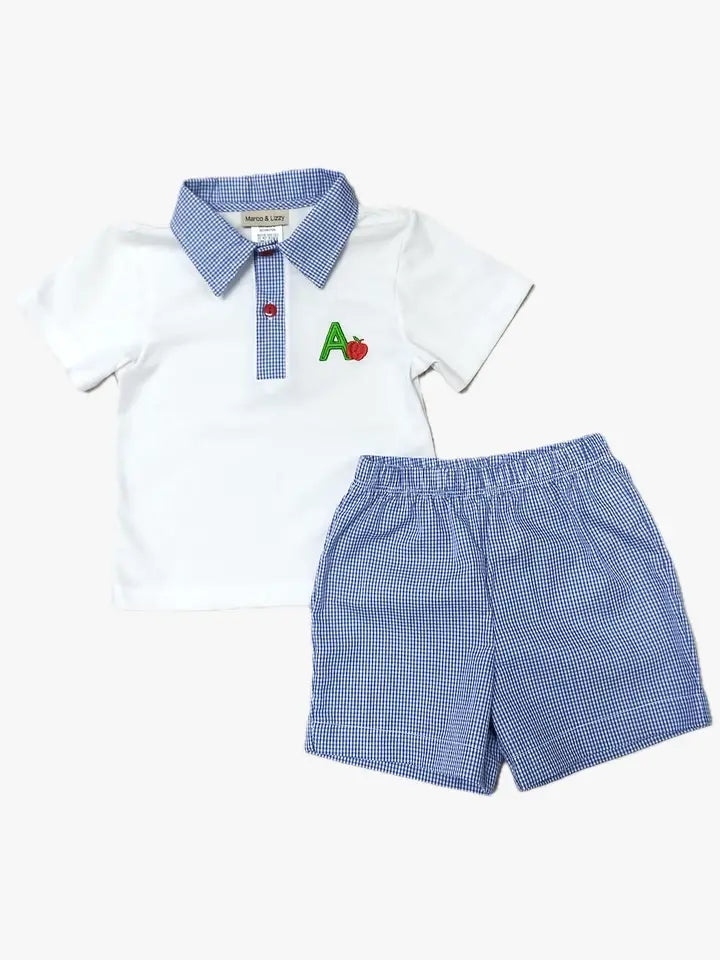 Back to School Boy's Short Sets