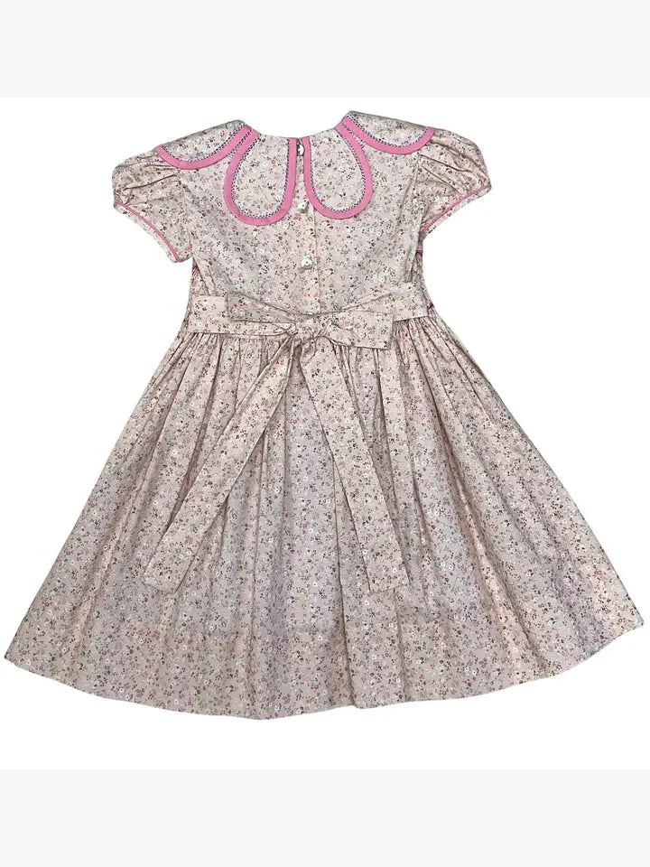 Girls hand smocked dress Cameron Collection