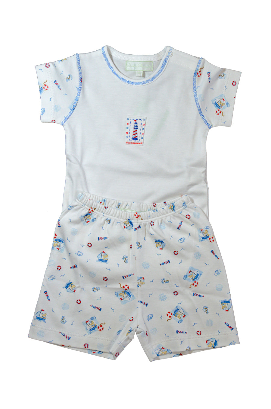 Baby Boy's "Nautical Onesie" Short Set - Little Threads Inc. Children's Clothing