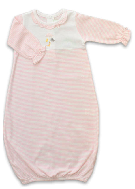 Animal Mobile Baby Girl's Daygown - Little Threads Inc. Children's Clothing