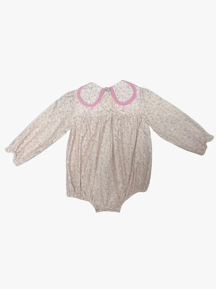 Petal collar baby girl bubble Cameron Collection