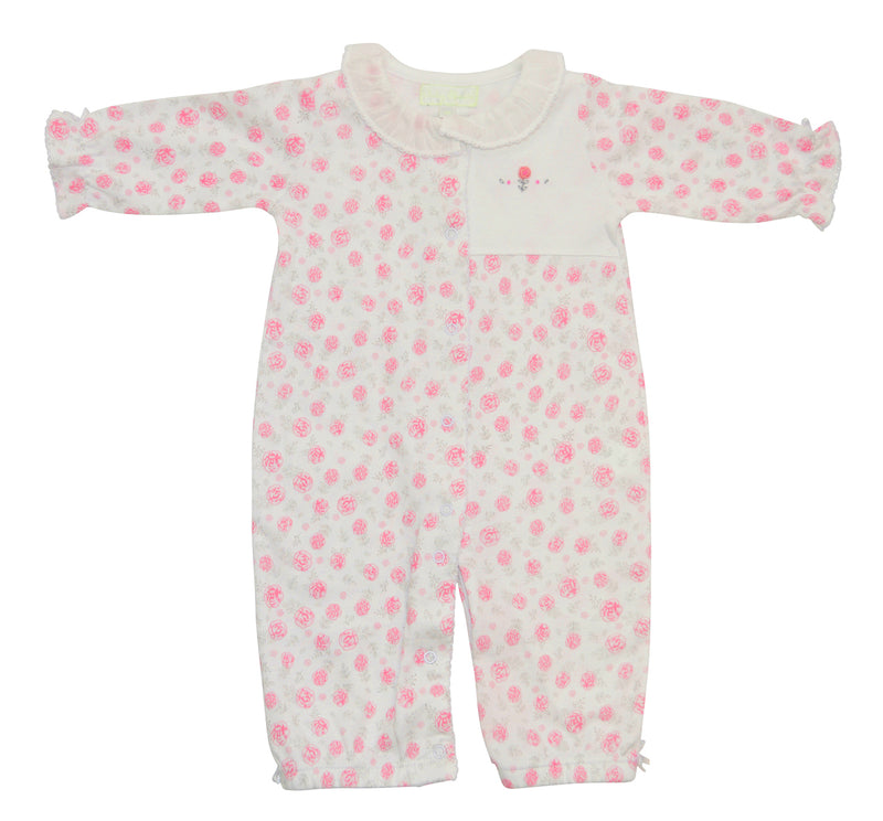 Baby Girl's Pink Floral Converter - Little Threads Inc. Children's Clothing