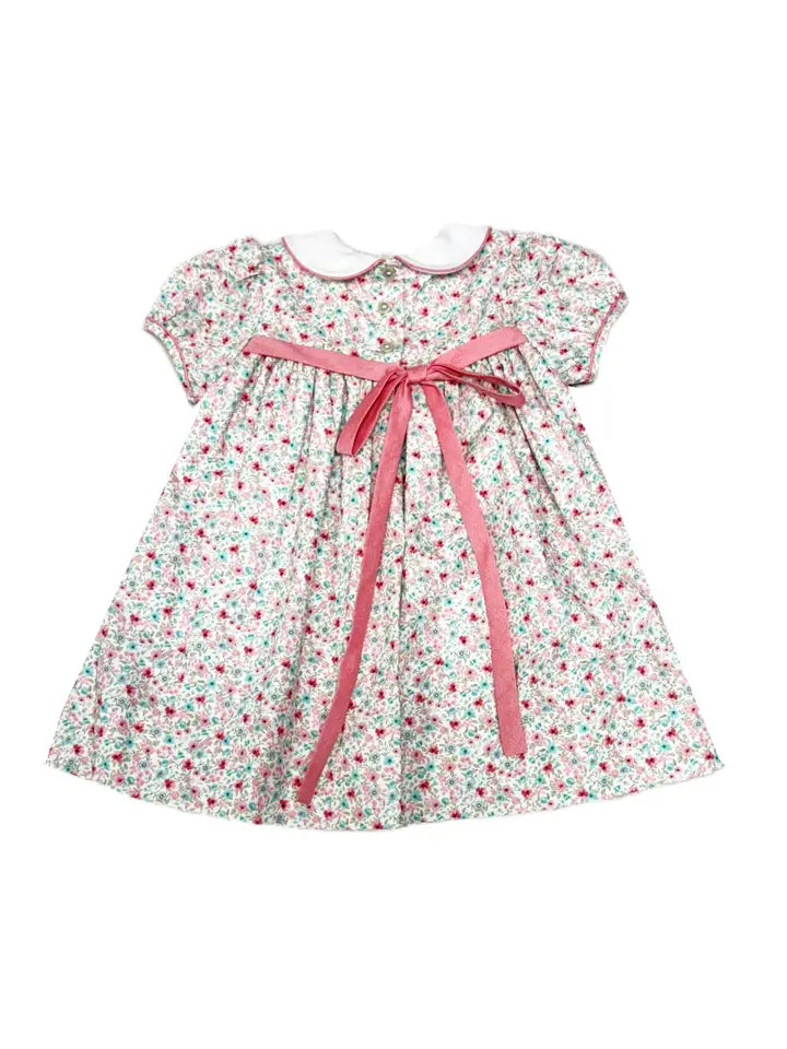 AnnaLynn Girls Float Peter Pan Collar Dress - Little Threads Inc. Children's Clothing