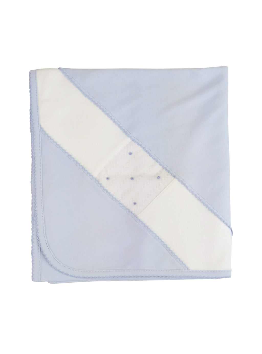 Blue Dots Baby Boy Pima Cotton Blanket - Little Threads Inc. Children's Clothing