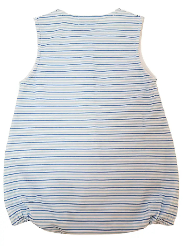 Blue Spring Flowers Boy's Sun Bubble - Little Threads Inc. Children's Clothing
