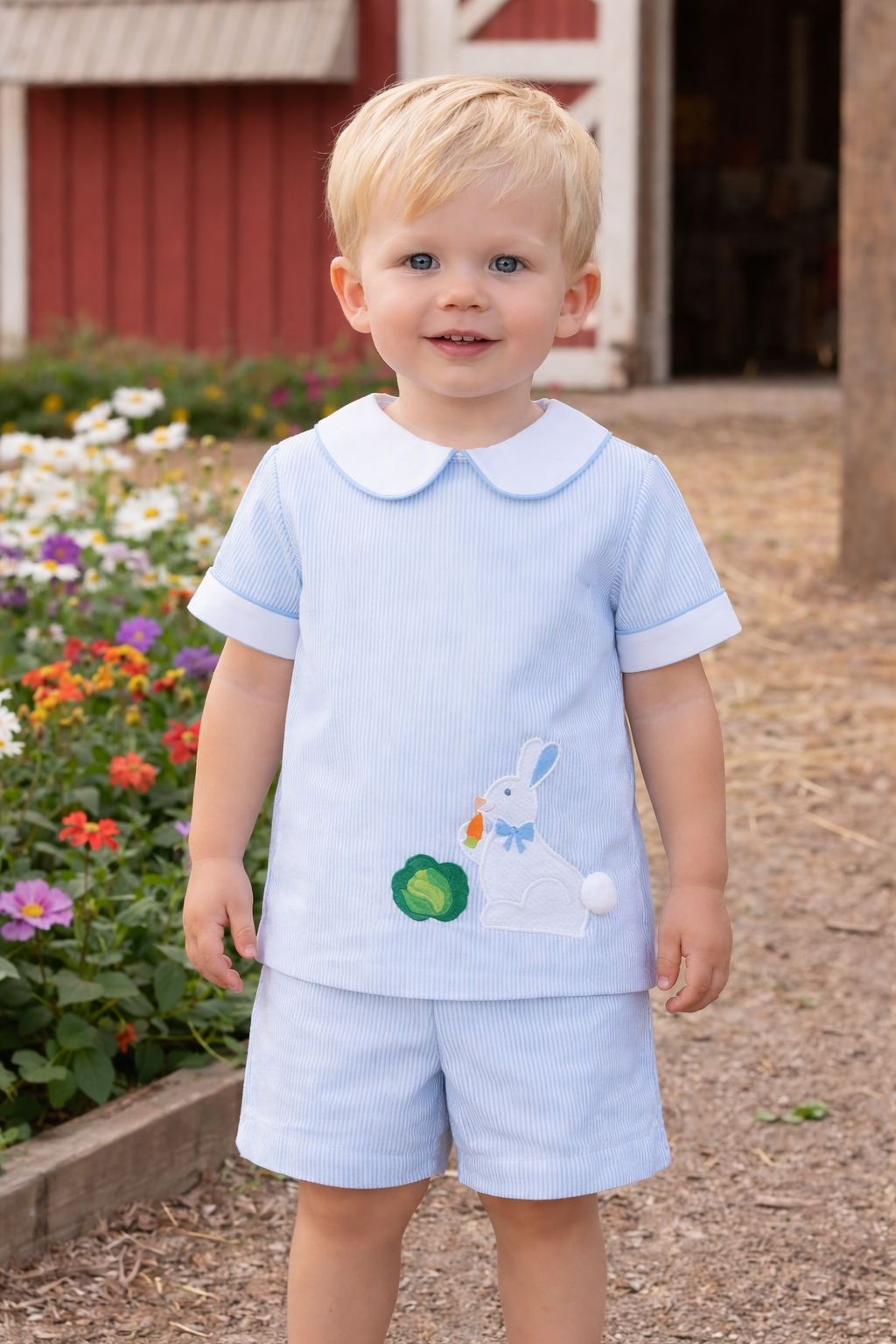 Easter Bunnies collection Boys Short Set - Little Threads Inc. Children's Clothing