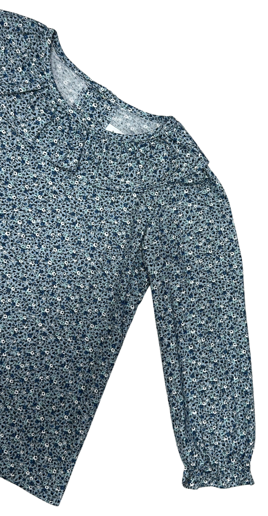 Girl’s "London" Floral Blouse - Little Threads Inc. Children's Clothing