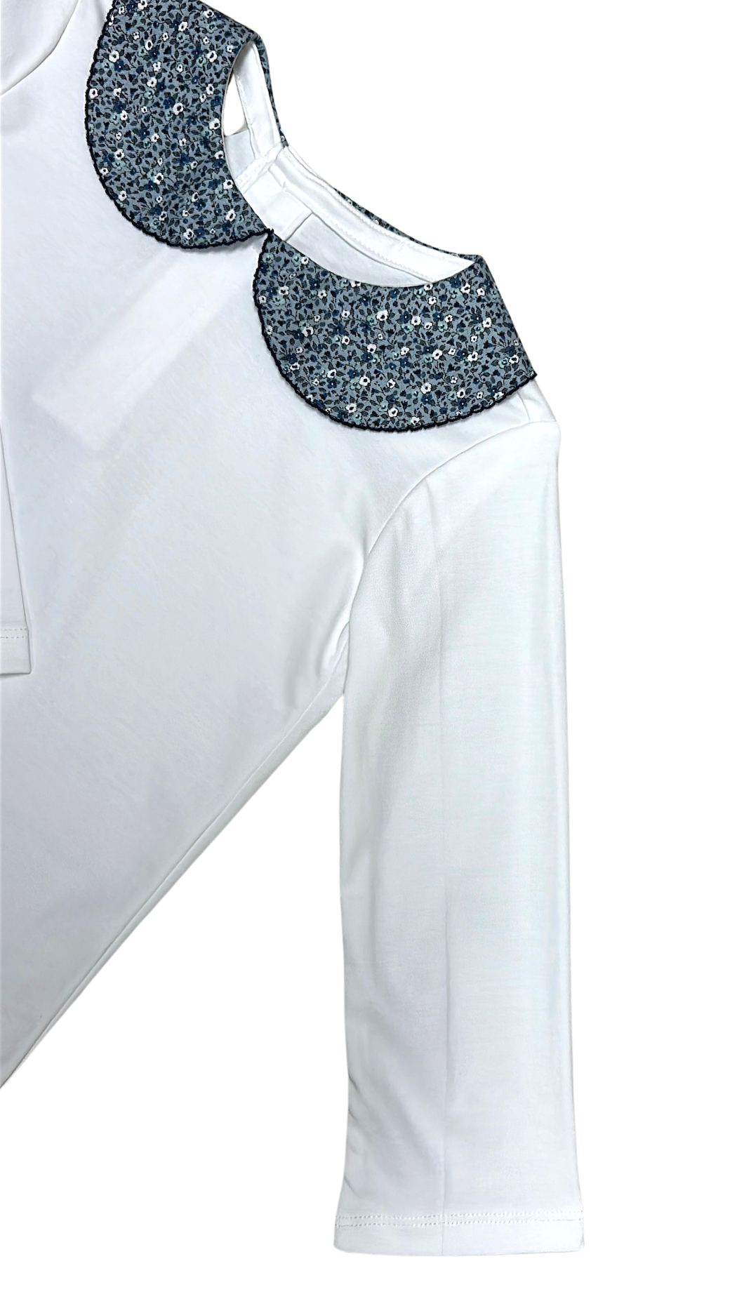 Girl's "London" Pima Cotton Top - Little Threads Inc. Children's Clothing