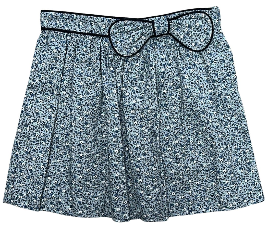 Girls "London" Floral Print Skirt - Little Threads Inc. Children's Clothing