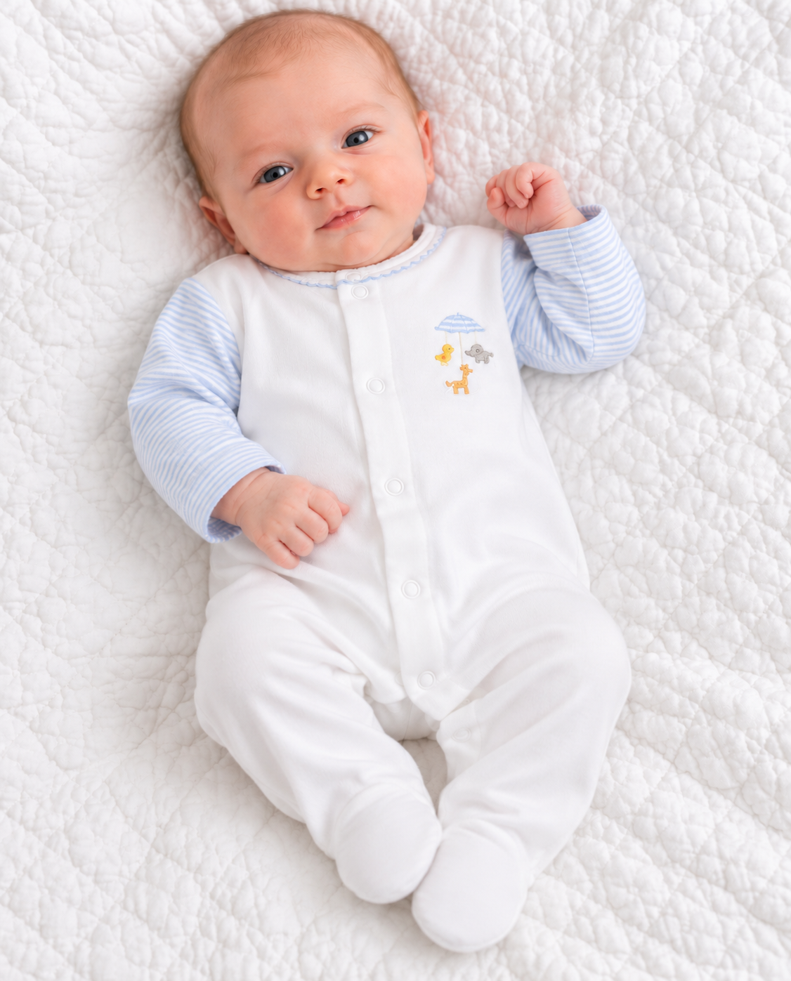Animal Mobile Baby boy footie