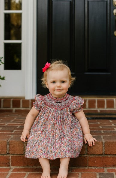 Girl's "Amy & Lucas" Hand Smocked Bishop - Little Threads Inc. Children's Clothing