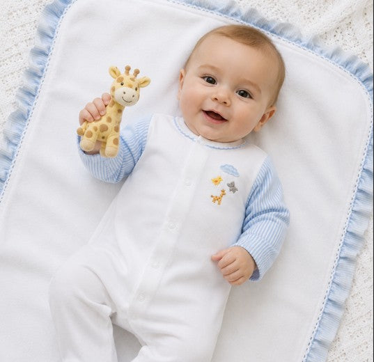 Animal Mobile Boy Pima Cotton Baby Boy Footie