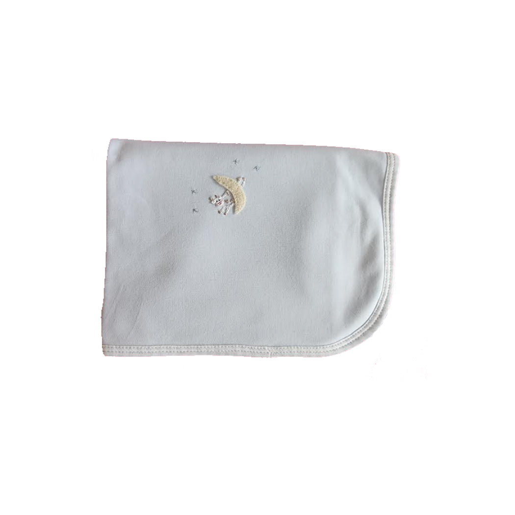Baby Boy's Cow on the Moon Blanket - Little Threads Inc. Children's Clothing
