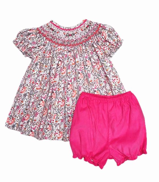 Girl's "Amy & Lucas" Hand Smocked Bishop - Little Threads Inc. Children's Clothing