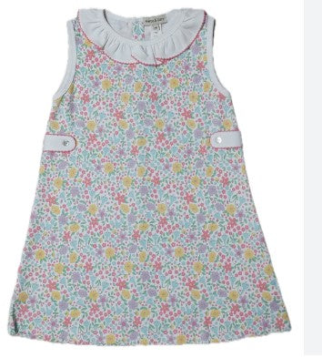 Spring Meadows Collection Girl's ruffled collar dress