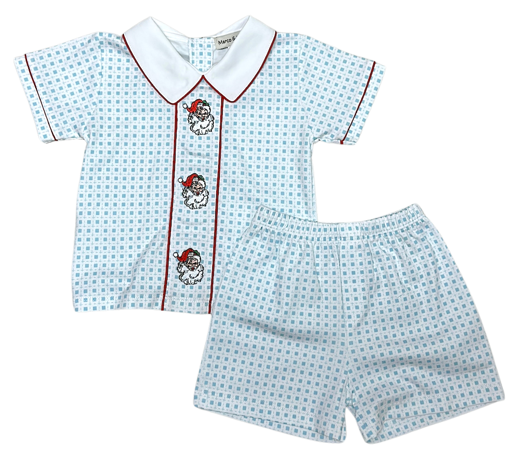 Santa Pima Cotton Boy's Short Set