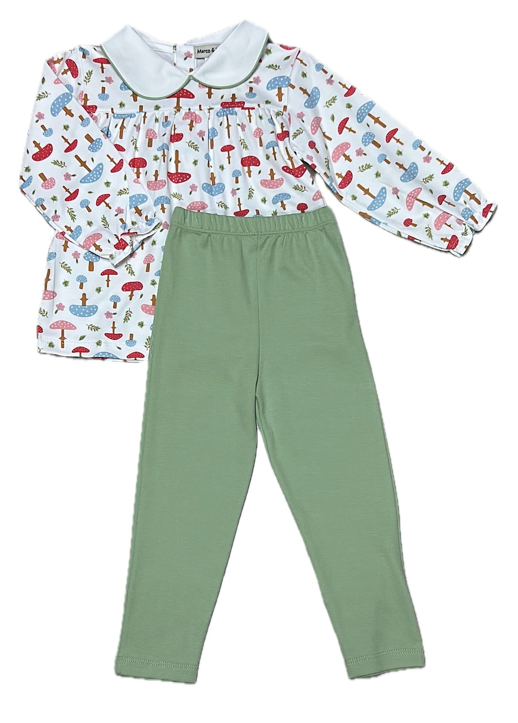 Mushroom Leggings Girl's Set - Little Threads Inc. Children's Clothing