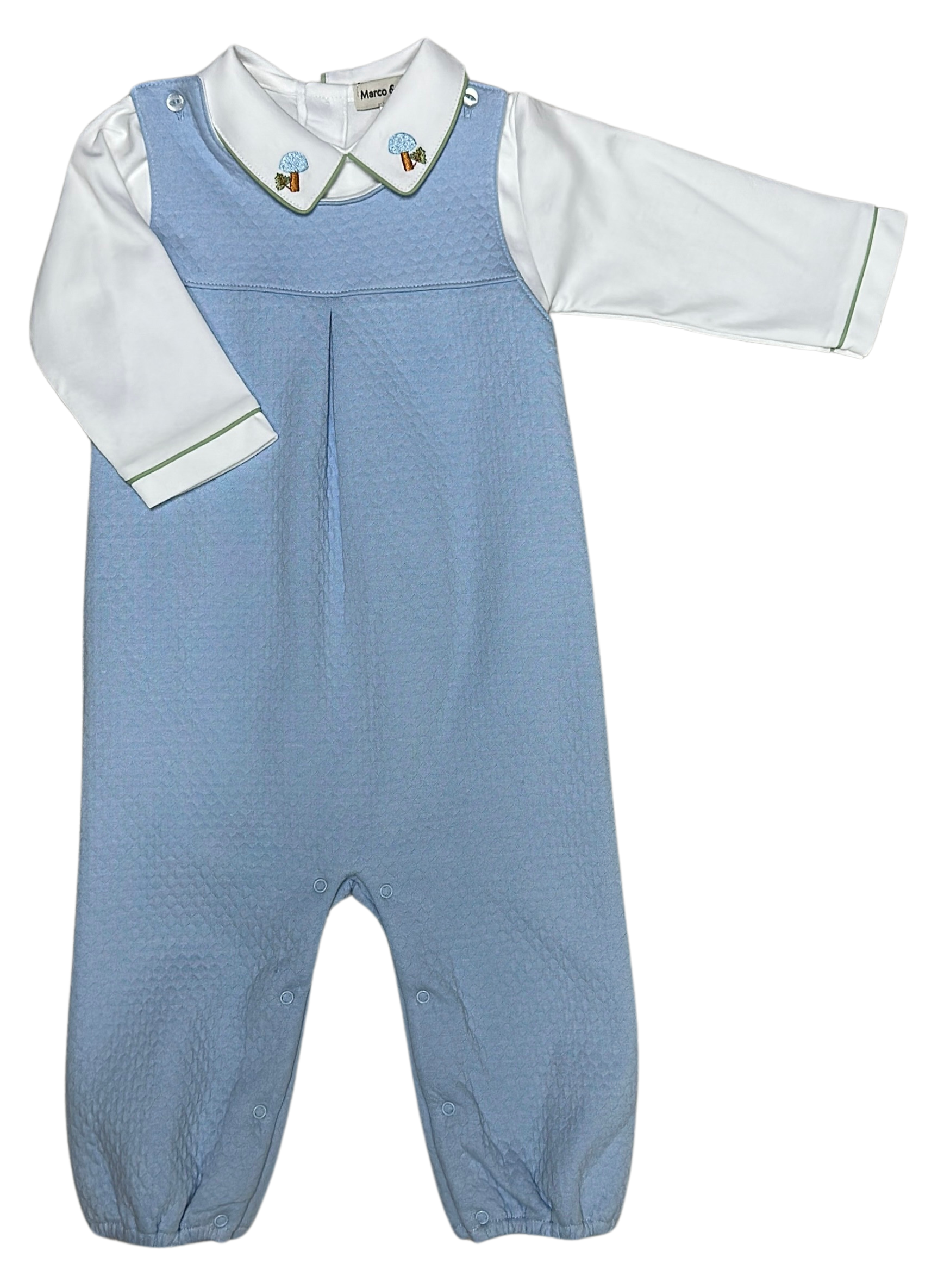 Fall mushrooms Baby Boy Long romper set - Little Threads Inc. Children's Clothing