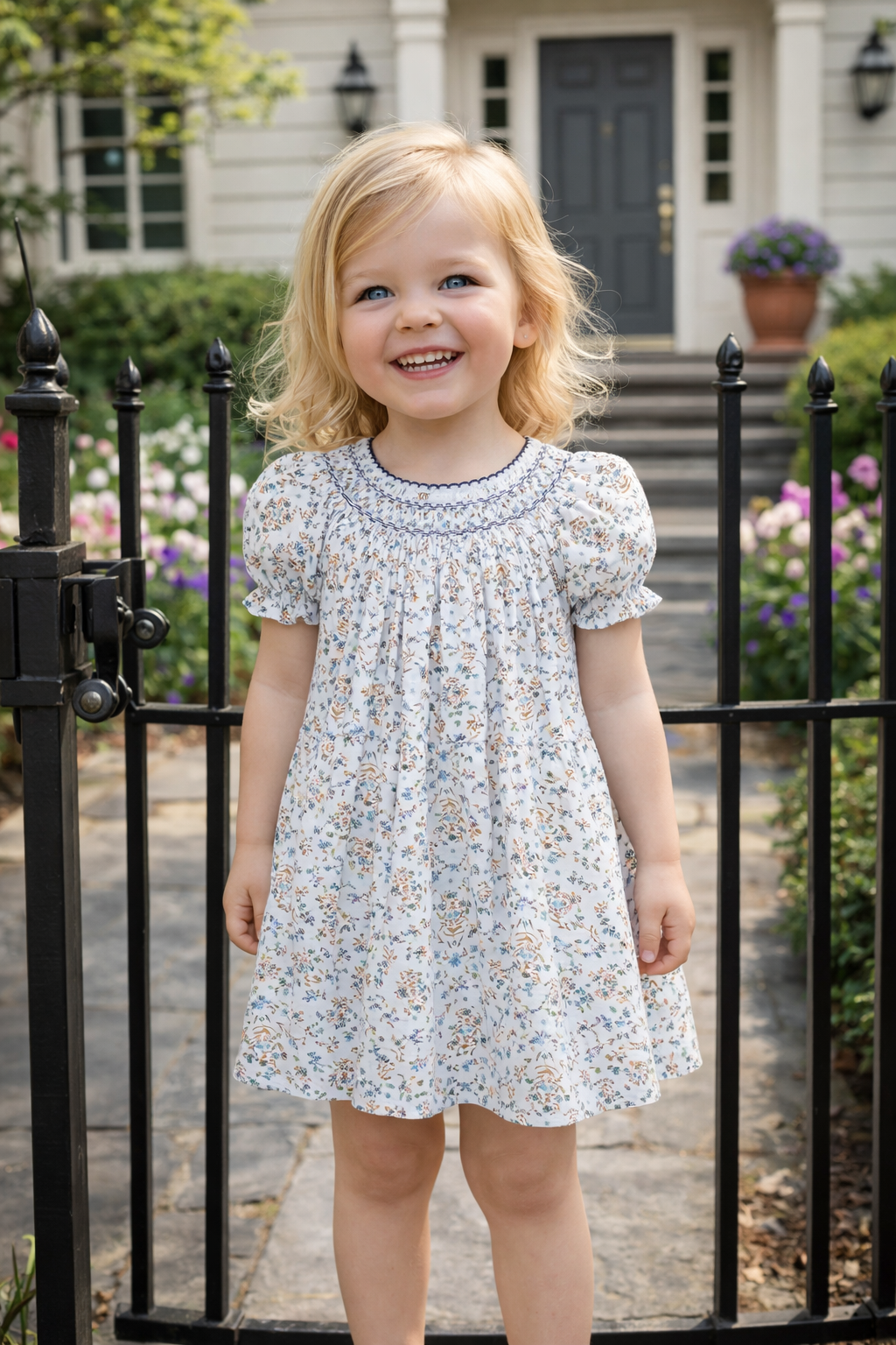 Girl's "Ariana and Drew" Bishop Set - Little Threads Inc. Children's Clothing