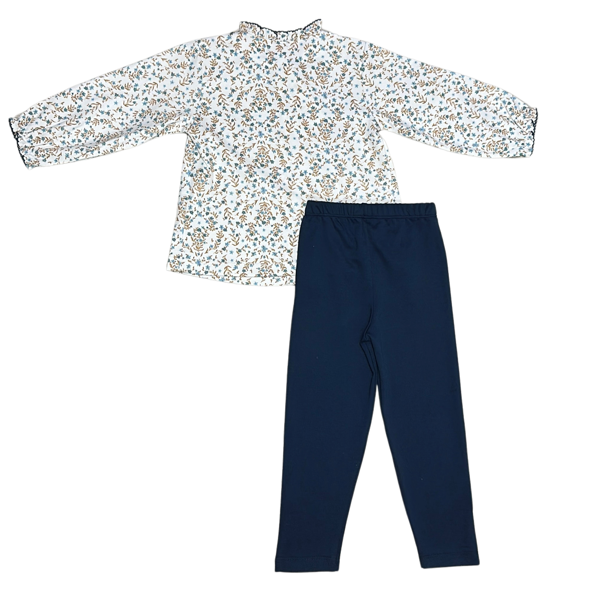 Fall Dainty Flowers Girl's Leggin Set - Little Threads Inc. Children's Clothing