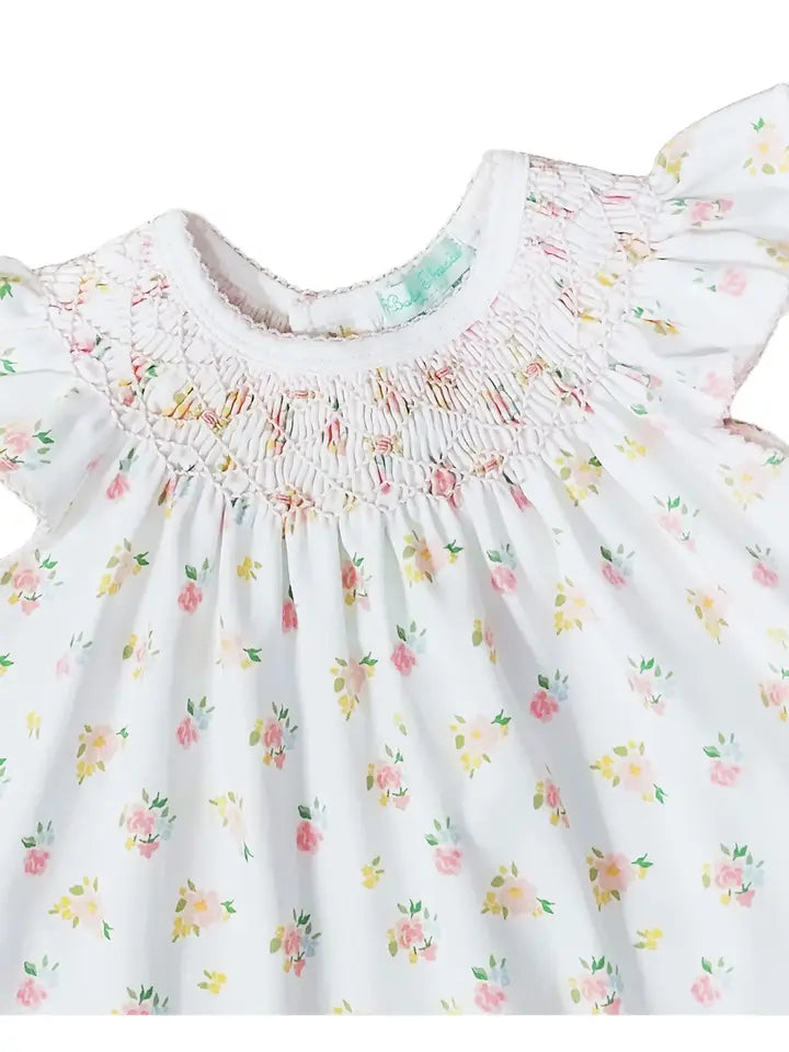 English Roses Baby Girls Smocked Bishop Set - Little Threads Inc. Children's Clothing