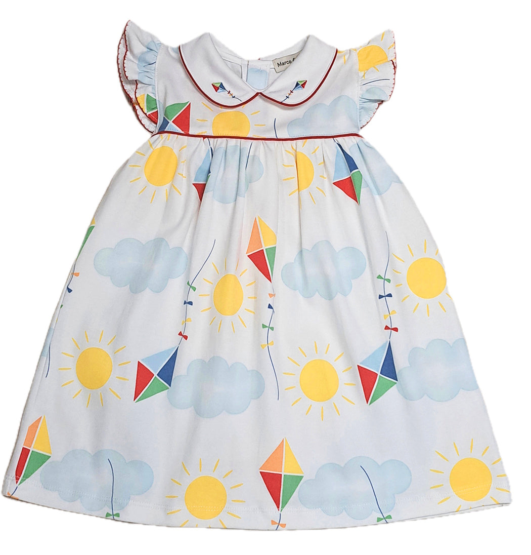 Kites Pima Cotton Float Girl's Dress