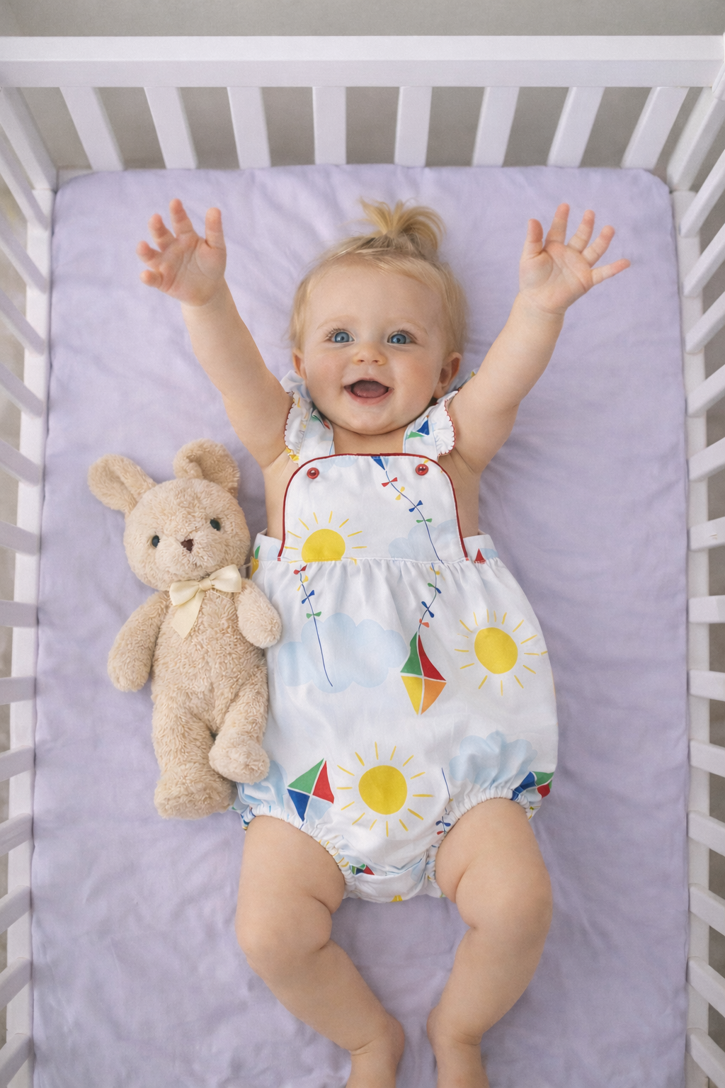 Summer Kites Baby Girl Sun Bubble - Little Threads Inc. Children's Clothing