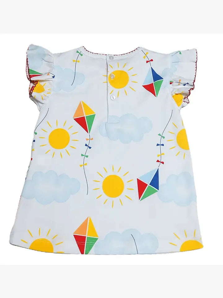 Summer Kites Girl's Short Set - Little Threads Inc. Children's Clothing