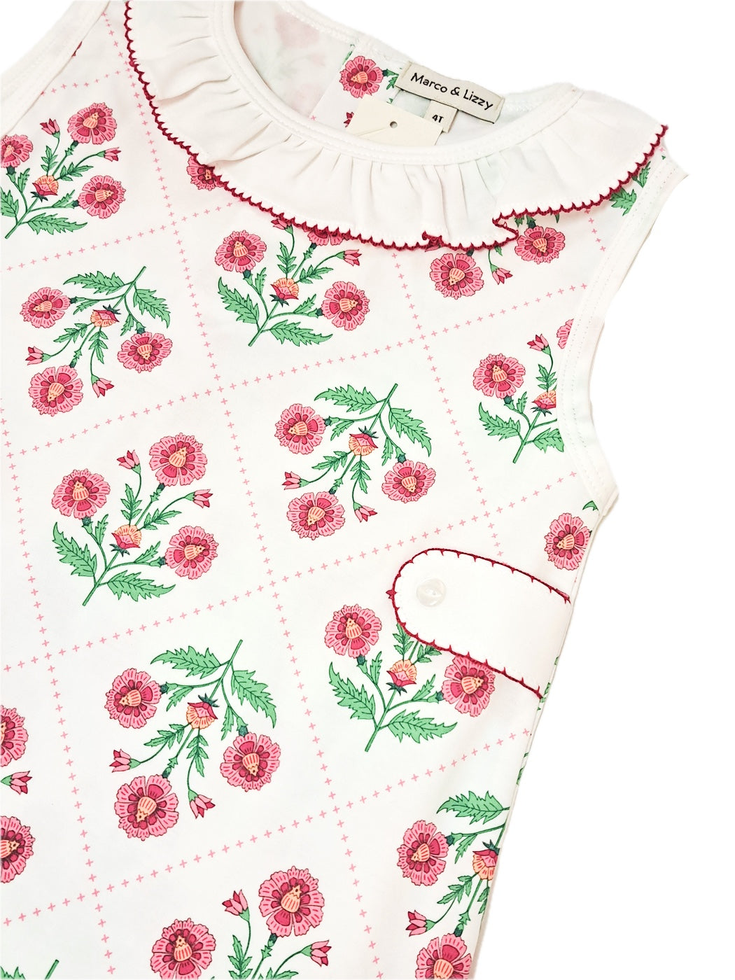 Madison Spring Pima Cotton Floral A Line Dress