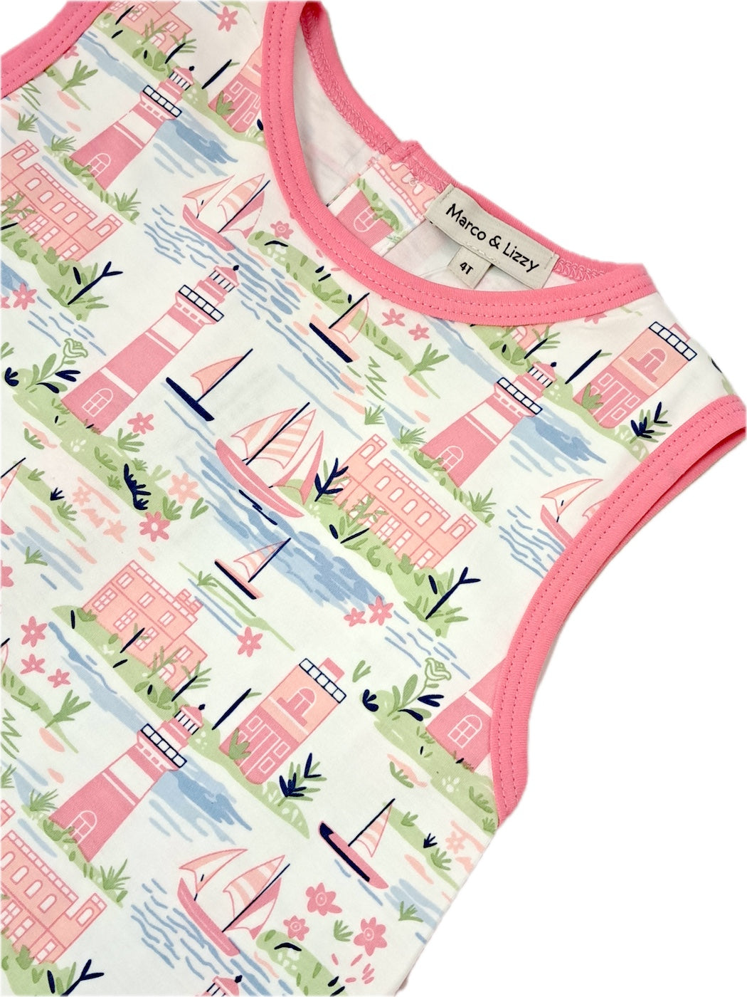 St Bart's A line Girl's Dress - Little Threads Inc. Children's Clothing