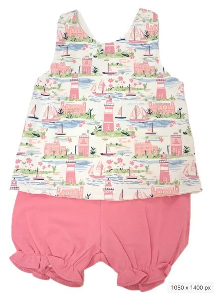 St Bart Collection Girl's Bloomer Sets