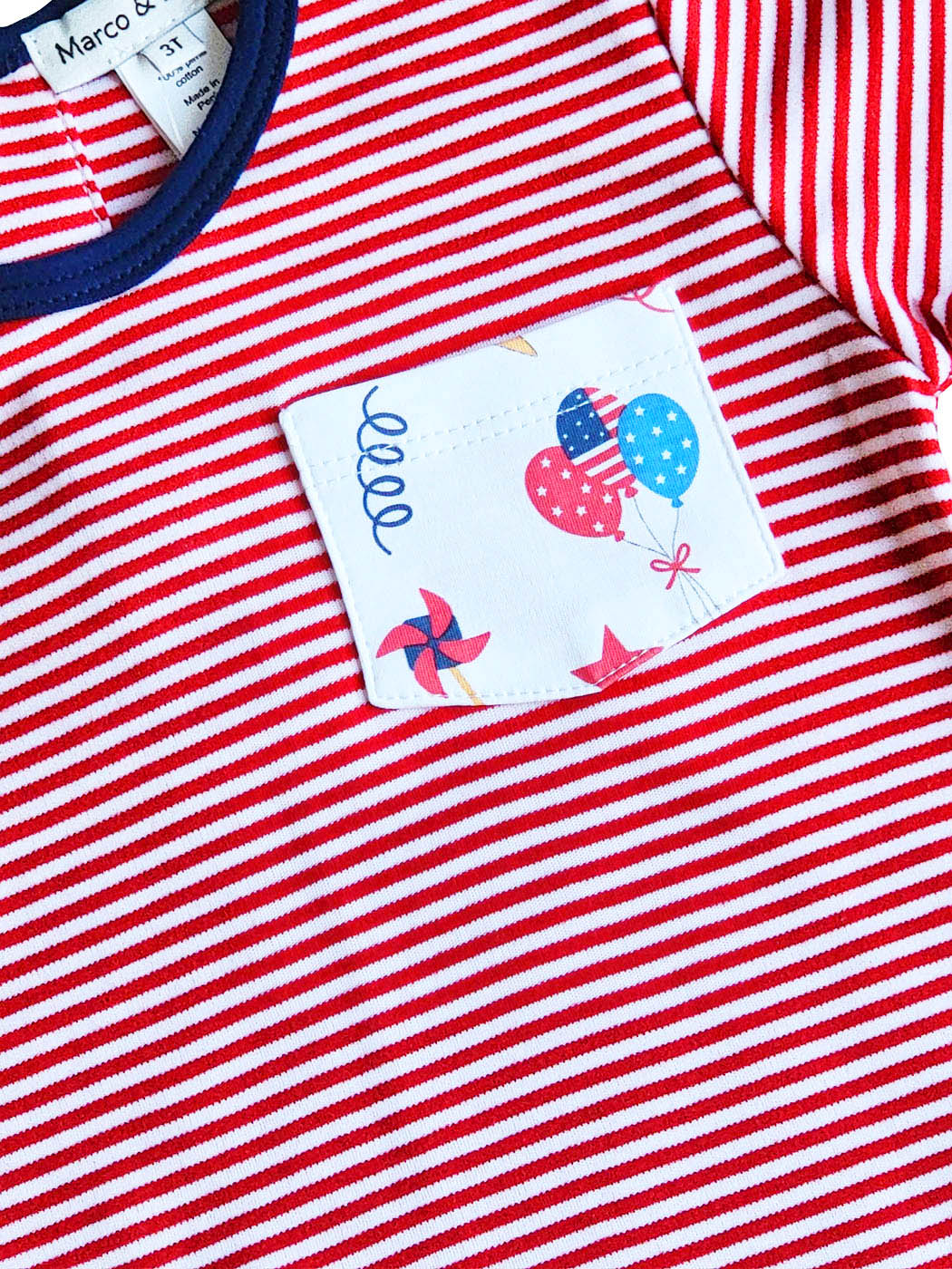 4th of July Print Shirt & Short set Boy's Pima Cotton - Little Threads Inc. Children's Clothing