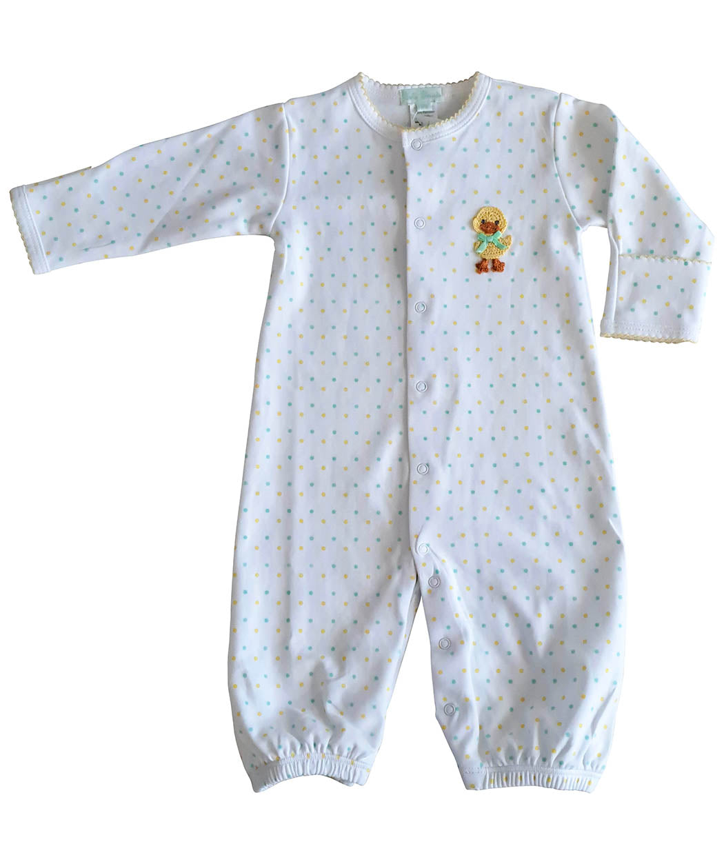 Ducky Polka Dots Baby's Converter - Little Threads Inc. Children's Clothing