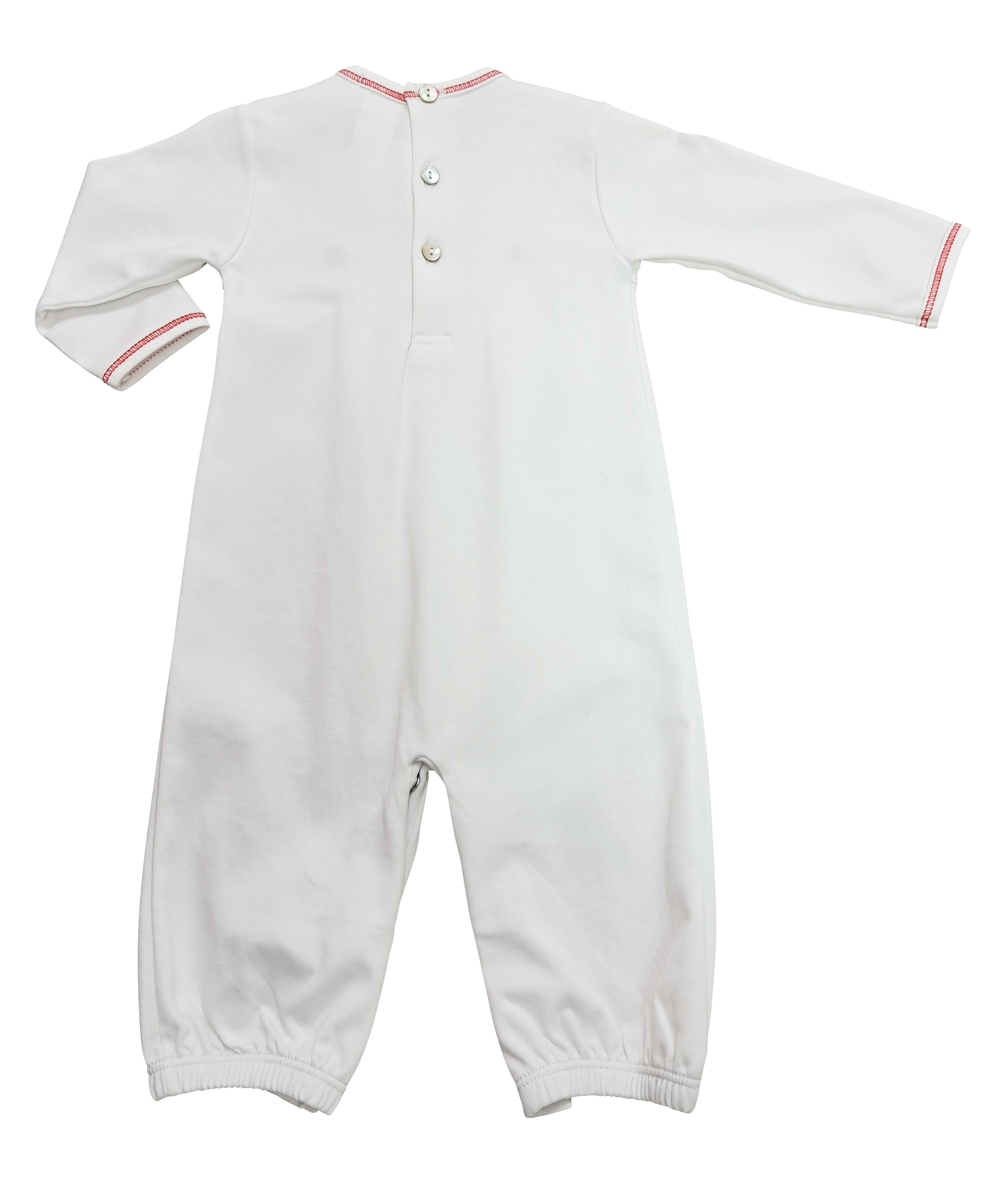 Baby Boy's "Christmas Reindeer" Pima Cotton Converter - Little Threads Inc. Children's Clothing