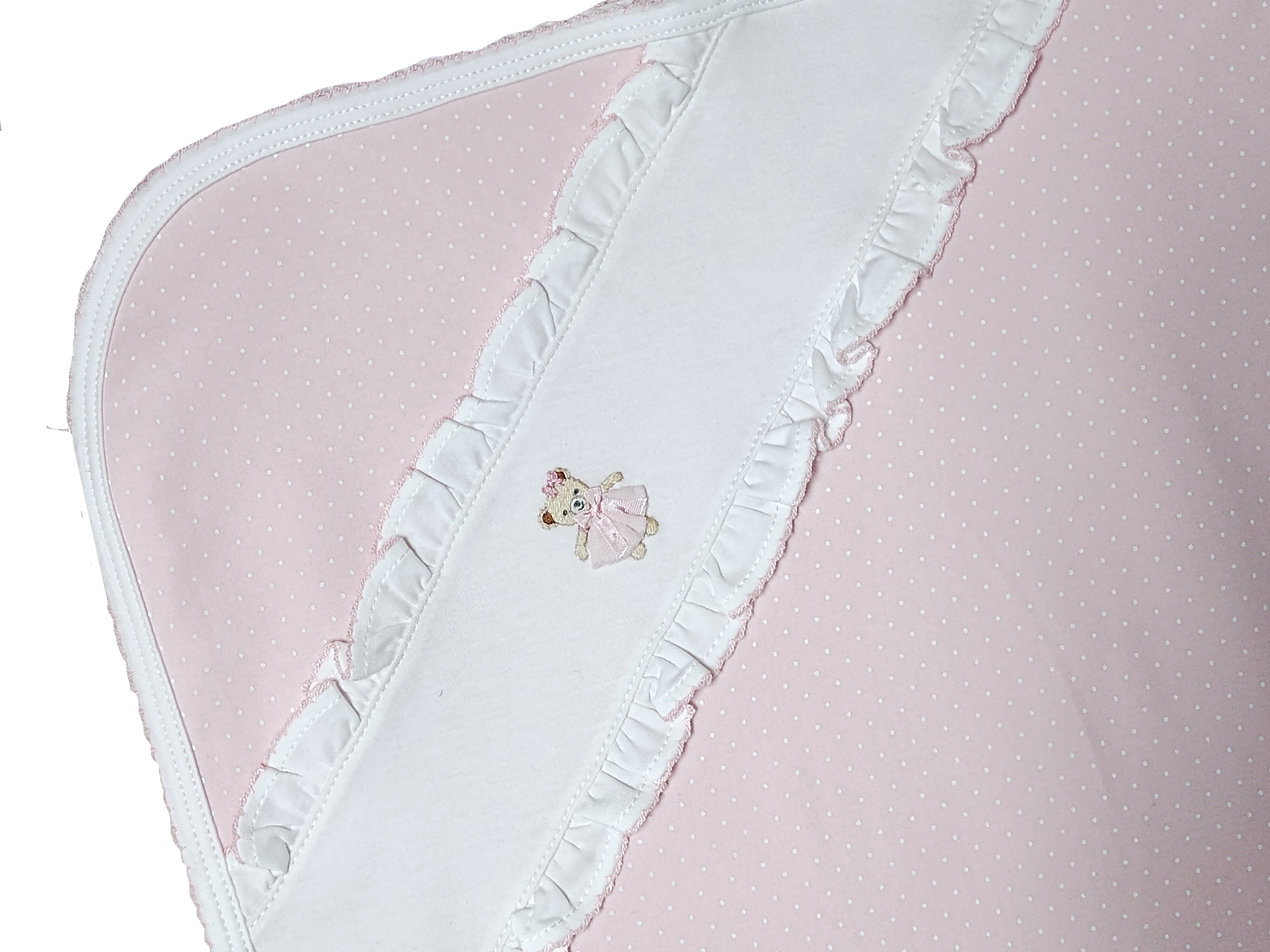 Ballerina Bear Pink Blanket - Little Threads Inc. Children's Clothing