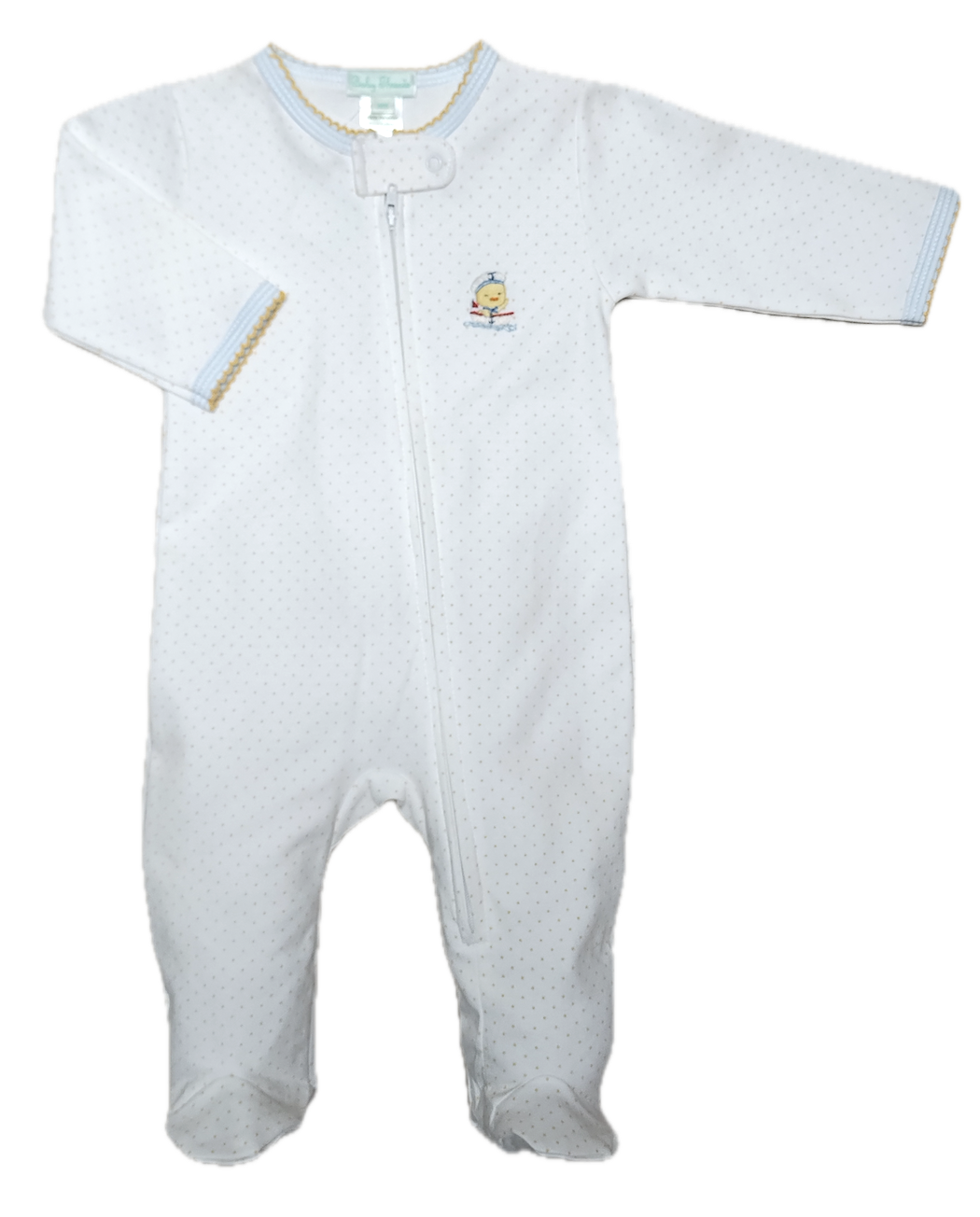 Sailor Duckies Baby Boy Footie - Little Threads Inc. Children's Clothing