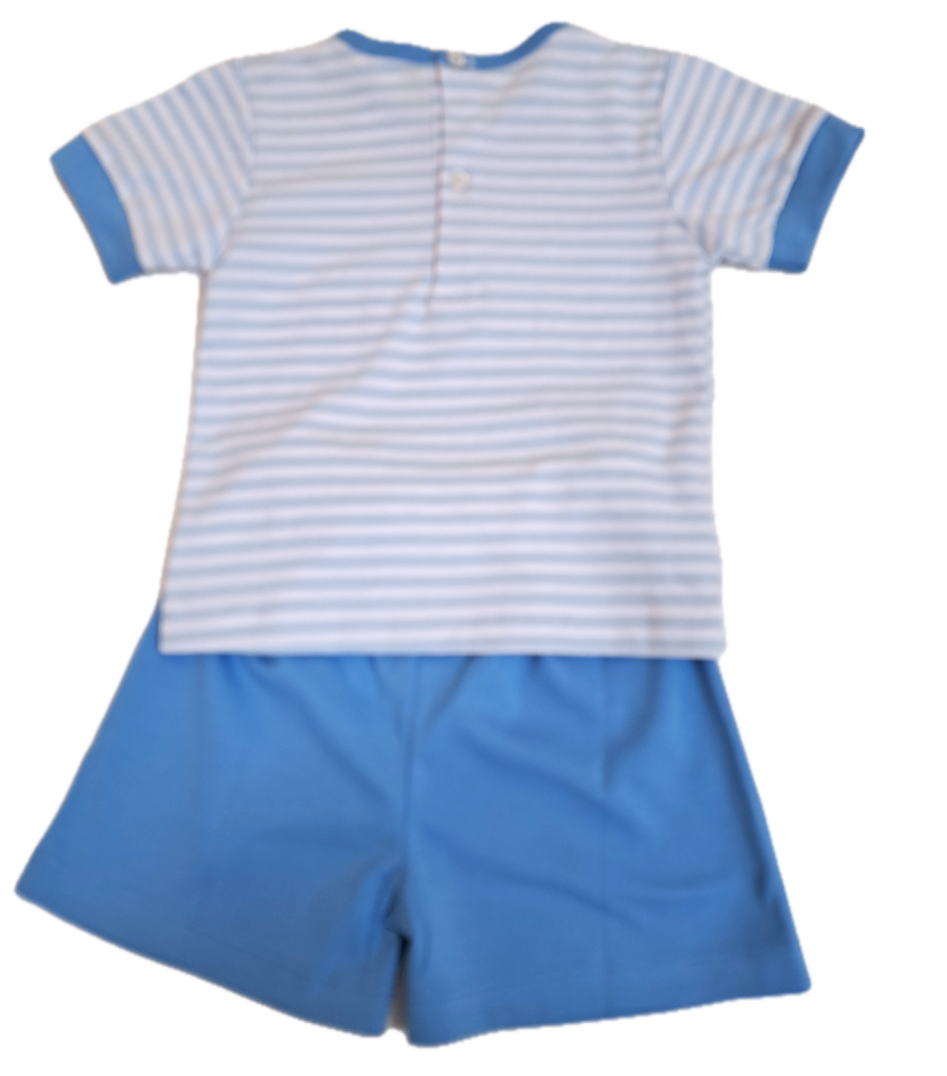 Baseball applique Boys short set - Little Threads Inc. Children's Clothing