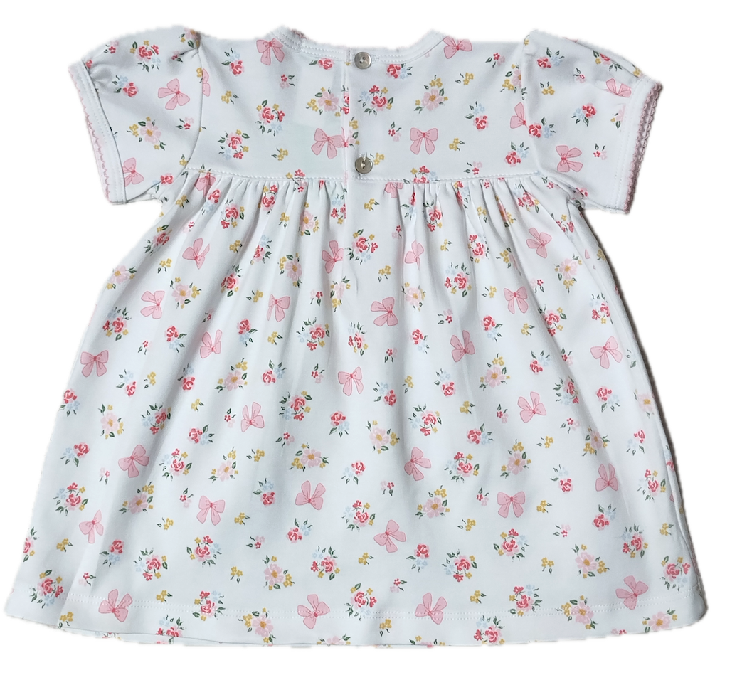 Bows & Flowers Baby girl's Dress - Little Threads Inc. Children's Clothing