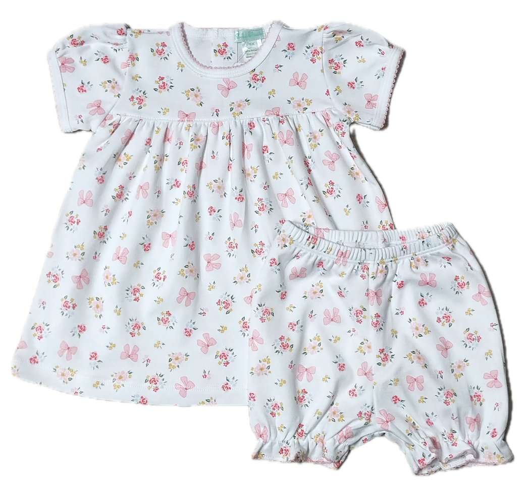 Bows & Flowers Baby girl's Dress - Little Threads Inc. Children's Clothing
