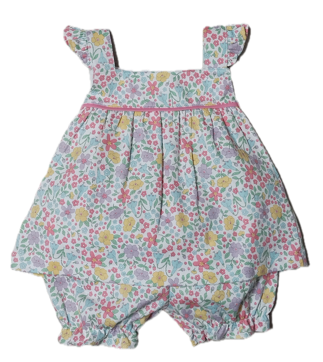 2 Pc Bloomer Set Spring Meadows Collection - Little Threads Inc. Children's Clothing