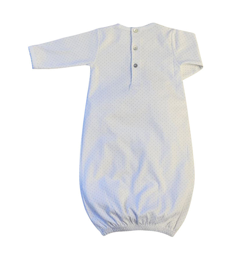 Baby Boy's "Elephant Collection" Pima Cotton Gown - Little Threads Inc. Children's Clothing