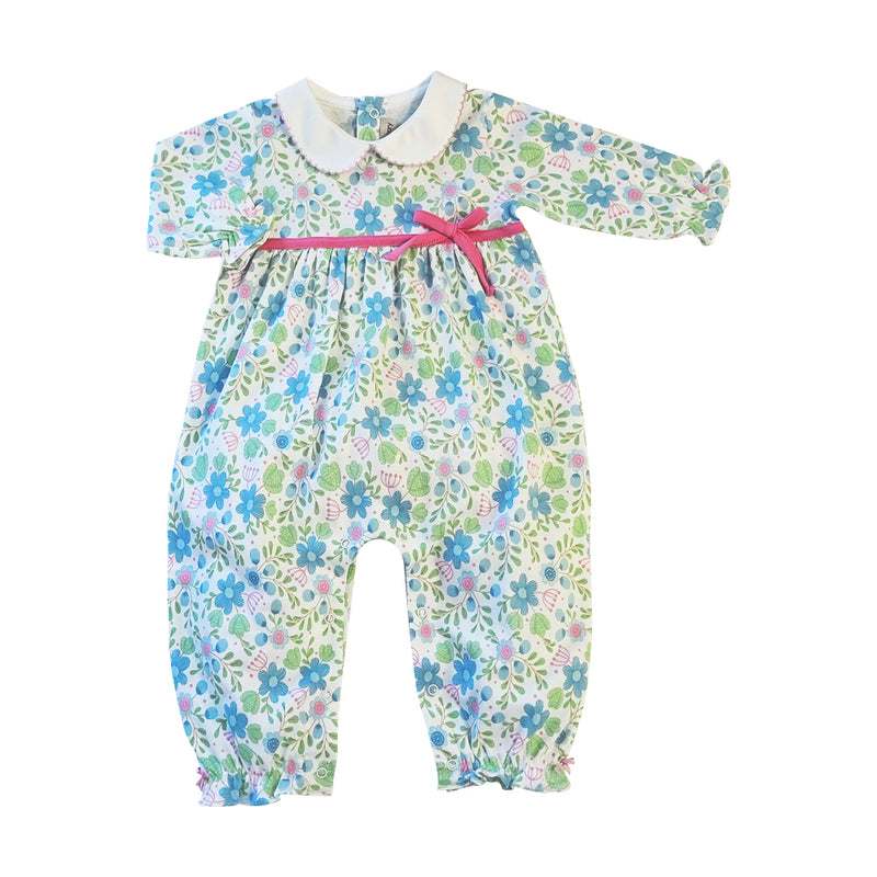 Baby Girl's "Christina & Cameron" Floral Romper - Little Threads Inc. Children's Clothing