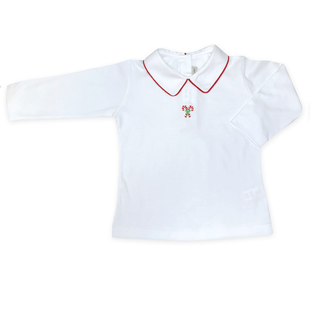 Christmas Boy Candy Cane Shirt